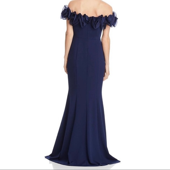 NWT Aidan Mattox Women's Ruffled Gown Dress - Size 4 - Picture 2 of 4